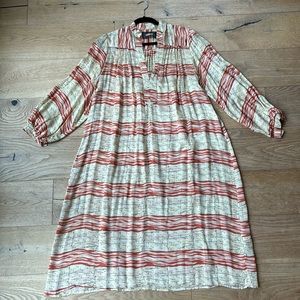 Reformation tunic / midi long sleeve dress size M